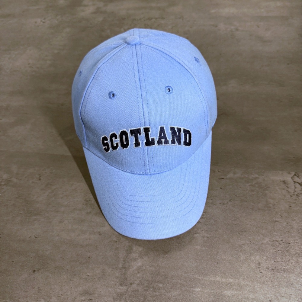 International Insignia Scotland Hat Blue Embroidered Souvenir Yacht Sailing Cap